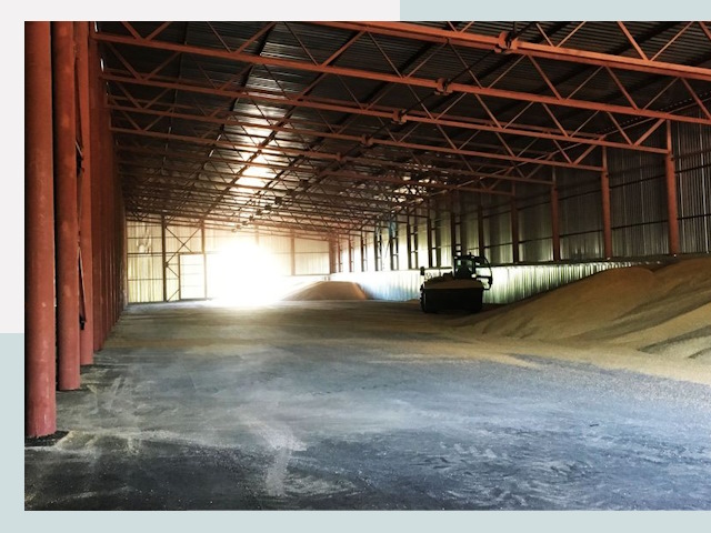 Строительство зернохранилищ в Одинцове