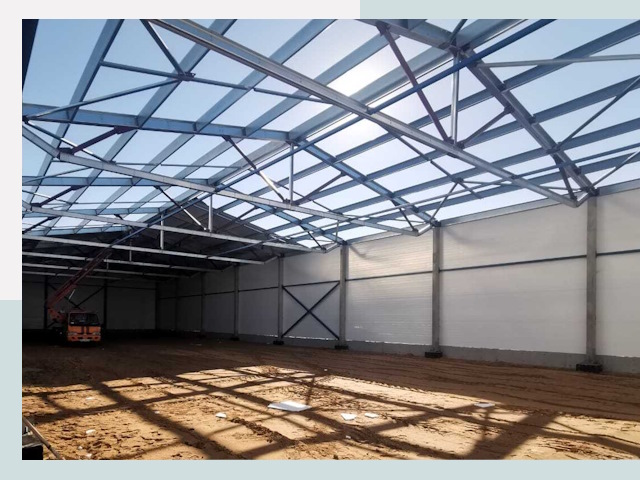 Строительство сенохранилищ в Одинцове