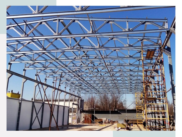 Строительство цехов в Одинцово от 621 руб. под ключ