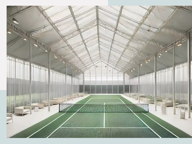 Строительство теннисных кортов в Одинцове