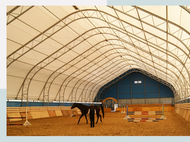 Строительство конных манежей в Одинцове