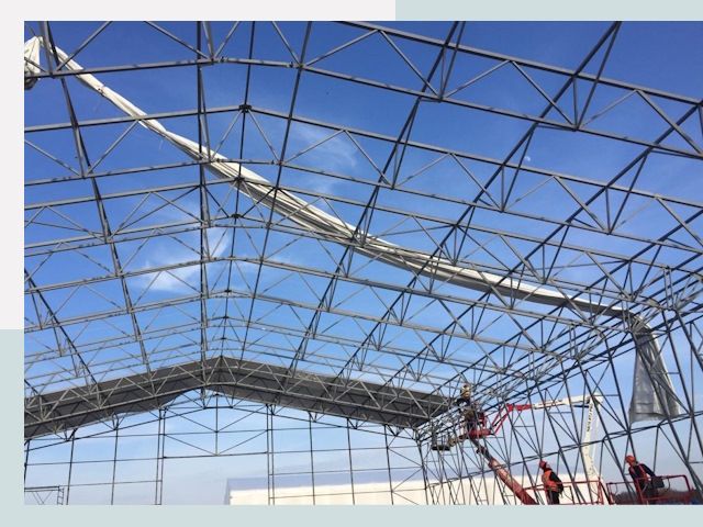 Шатровые ангары от 621 руб. в Одинцове и Московской области