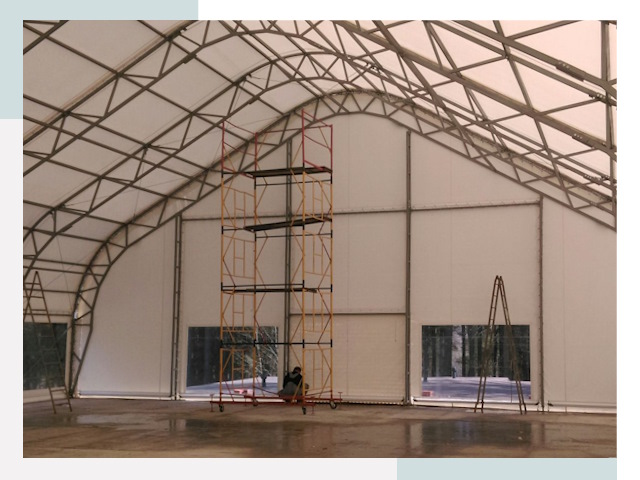 Шатровые ангары в Одинцове