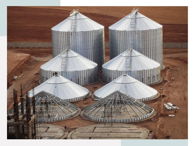 Строительство зерновых силосов в Одинцове