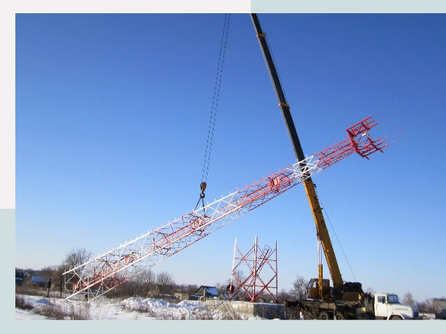 Строительство башен связи в Одинцове от 621 руб.