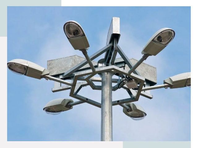 Монтаж осветительных мачт в Одинцове