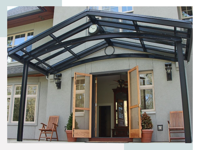 Козырьки металлические в Одинцове