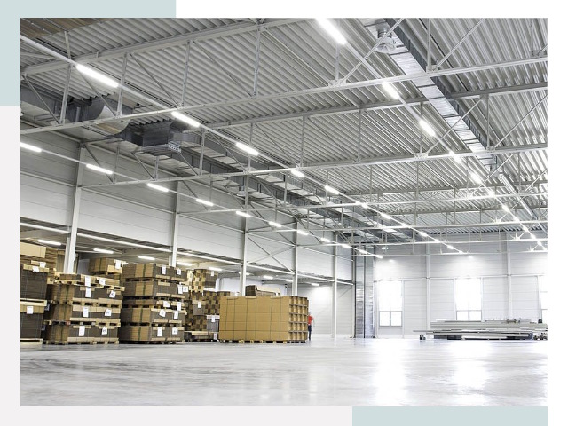 Освещение ангаров в Одинцове