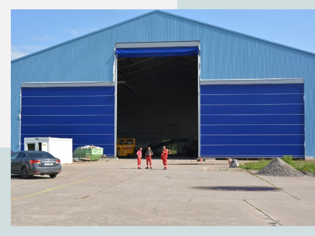 Ангарные ворота в Одинцово от СтальСтрой-Днц по цене 621 руб.