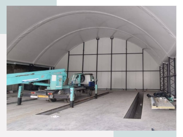 Внутреннее оснащение ангаров в Одинцове