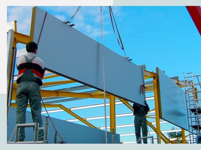 Монтаж сэндвич-панелей в Одинцове от 621 руб.