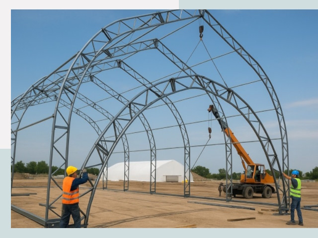 Монтаж ангаров в Одинцове от 621 руб. - Надежно и быстро