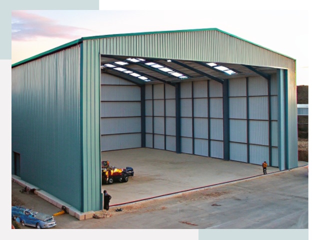 Строительство ангаров в Одинцове