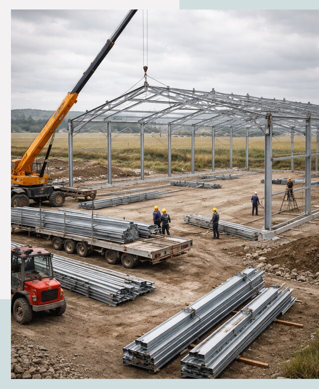 Строительство ангаров для сельхозтехники в Одинцове под ключ