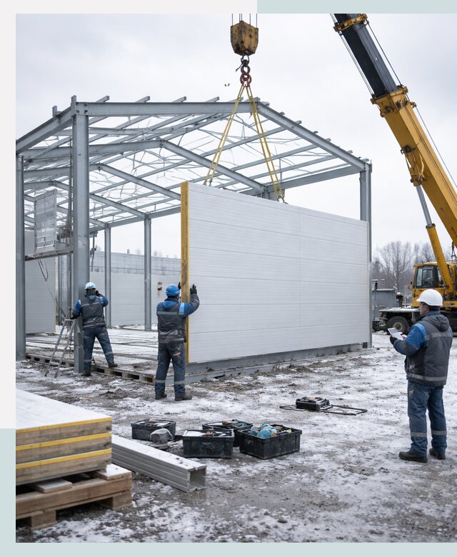 Строительство холодильных складов под ключ в Одинцове