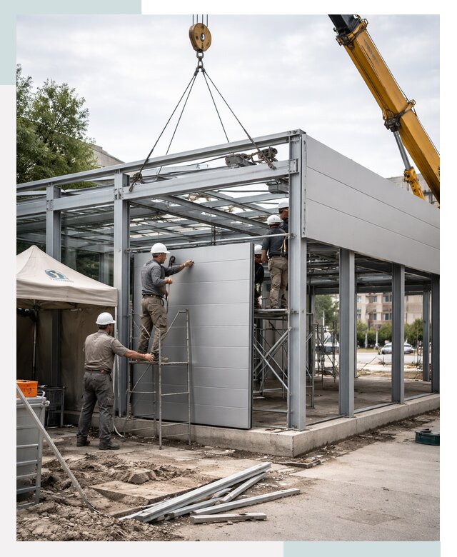 СтальСтрой-Днц: торговый павильон под ключ в Одинцове от 36246 р.