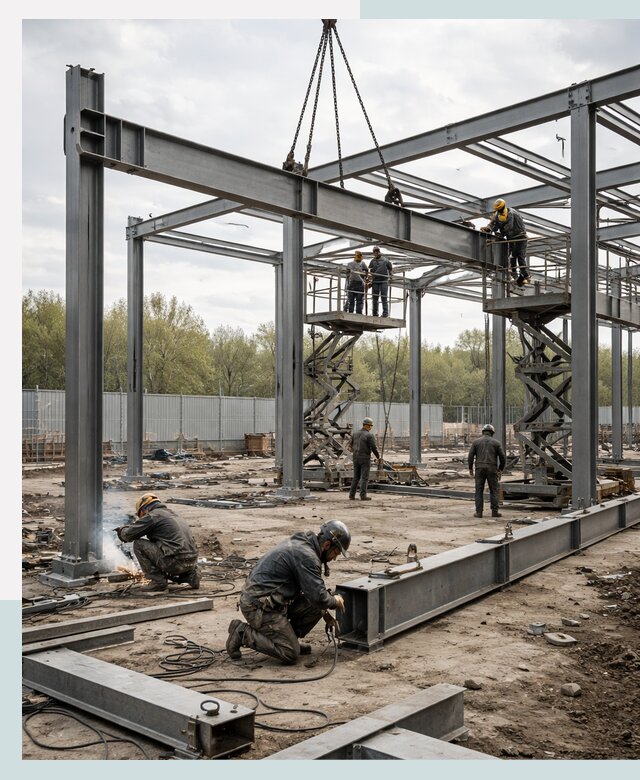 Строительство выставочных павильонов из металлоконструкций в Одинцове