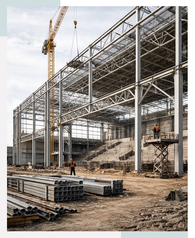 Строительство спортивных комплексов в Одинцове от 31068 р. | СтальСтрой-Днц