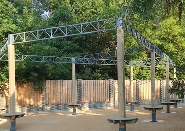 Терраса из металлоконструкций под ключ, проектирование, изготовление и монтаж от СтальСтрой-Днц